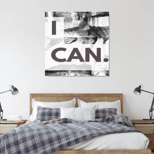 Ich kann leinwanddruck (Insitu (Schlafzimmer))