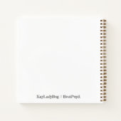 Ich kann lernen, SpiralNotebook zu schreiben Notizblock (Rückseite)