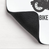 Ich kann mein Fahrrad ohne Lenkstangen reiten Mousepad (Ecke)