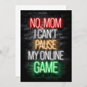 Ich kann mein Online-Spiel nicht pausieren Save The Date (Vorne/Hinten)