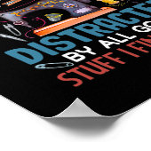 Ich kann meine Nähzimmer nicht sauber machen. Poster (Ecke)