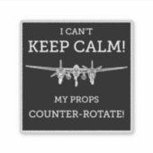 Ich kann meine Props nicht widerlegen Behalten Aufkleber (Vorderseite)