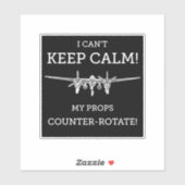 Ich kann meine Props nicht widerlegen Behalten Aufkleber (Blatt)