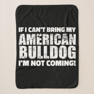 Ich kann meinen American Bulldog nicht mitbringen, Sherpadecke
