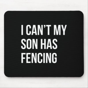 Ich kann meinen Sohn nicht erleben, wie er einen s Mousepad
