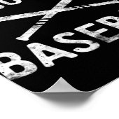 Ich kann meinen Sohn nicht mit Baseball-Baseball-S Poster (Ecke)