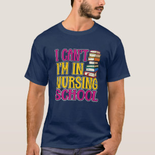 Ich kann mich nicht an der Krankenschule beteilige T-Shirt
