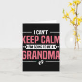 Ich Kann Mich Nicht Beruhigen Ich Werde Oma Beworb Karte (Gelbe Blume)