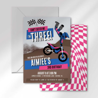 Ich kann mich nicht erwischen, ich bin drei Schmut Einladung