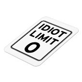 Ich kann mich nicht mehr mit Idioten befassen Magnet (Linke Seite)