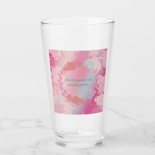 Ich kann mich selbst heilen glas (Vorderseite)