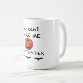 Ich kann mir die Halloween-Tasse des Teachers nich Kaffeetasse (VorderseiteRechts)