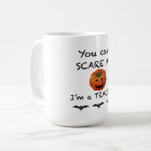 Ich kann mir die Halloween-Tasse des Teachers nich Kaffeetasse (Vorderseite Links)