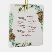 Ich kann mir nur die Angewohnheit vorstellen, aber Keramikornament (Rechts)