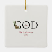 Ich kann mir nur die Angewohnheit vorstellen, aber Keramikornament (Rückseite)