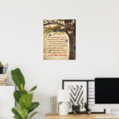 Ich kann mir nur Hummingbird vorstellen Poster (Heimbüro)