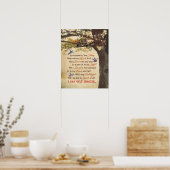 Ich kann mir nur Hummingbird vorstellen Poster (Küche)