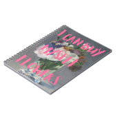 Ich kann mir selbst Blume Notebook kaufen Notizblock (Linke Seite)