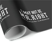 Ich kann möglicherweise nicht Herr rechte Geschenkpapier (Rolleneckpunkt)