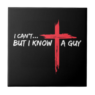 Ich kann nicht, aber ich kenne einen Typ Jesus Cro Fliese