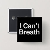 Ich kann nicht atmen button (Vorne & Hinten)