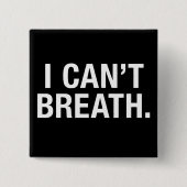 Ich kann nicht atmen button (Vorderseite)