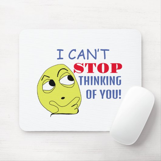 Ich kann nicht aufhören, an dich zu denken mousepad (Mit Mouse)