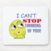 Ich kann nicht aufhören, an dich zu denken mousepad (Vorne)