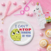 Ich kann nicht aufhören, an dich zu denken pappteller (Party)