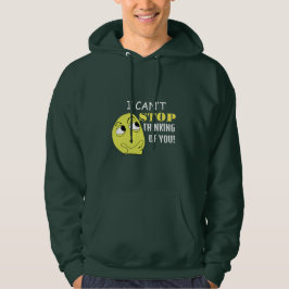Ich kann nicht aufhören, an Sie zu denken, editier Hoodie