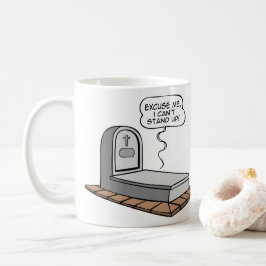 Ich kann nicht aufstehen kaffeetasse