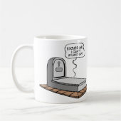 Ich kann nicht aufstehen kaffeetasse (Links)