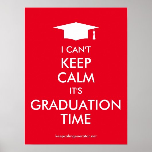 Ich kann nicht behalten, dass es Zeit ist, ein Mem Poster (Vorne)