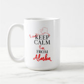 Ich kann nicht Behalten, dass ich aus Alaska bin Kaffeetasse (Links)