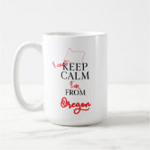 Ich kann nicht Behalten, dass ich aus Oregon komme Kaffeetasse (Links)