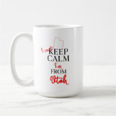 Ich kann nicht Behalten, dass ich aus Utah komme Kaffeetasse (Links)