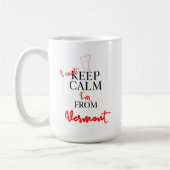 Ich kann nicht Behalten, dass ich aus Vermont bin Kaffeetasse (Links)