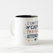 Ich kann nicht Behalten, dass ich ein Flieger bin, Zweifarbige Tasse (Vorderseite Links)
