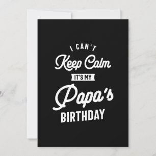 Ich kann nicht Behalten, dass mein Papa Geburtstag Dankeskarte