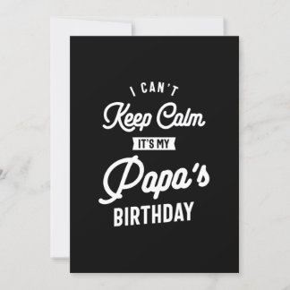 Ich kann nicht Behalten, dass mein Papa Geburtstag Einladung