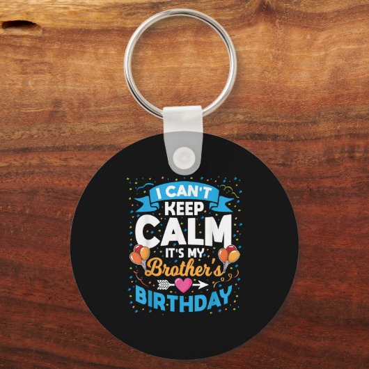 Ich kann nicht Behalten Ruhe, es ist mein Bruder G Schlüsselanhänger (Vorderseite)