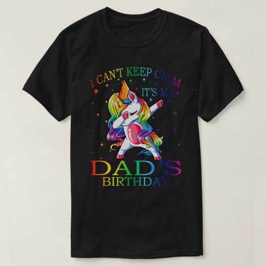 Ich kann nicht Behalten Ruhe. Es ist mein VATER Ge T-Shirt (Design vorne)