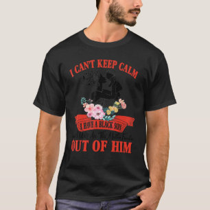 Ich kann nicht Behalten Ruhe habe ich eine schwarz T-Shirt