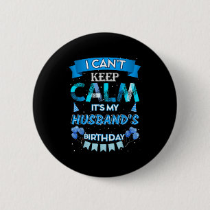 Ich kann nicht Behalten Ruhe. Mein Ehemann freut s Button
