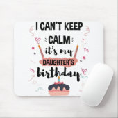 Ich kann nicht Behalten Ruhe seine Töchter zum Geb Mousepad (Mit Mouse)