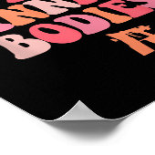 Ich kann nicht beschäftigt sein, Bräunungsstellen  Poster (Ecke)