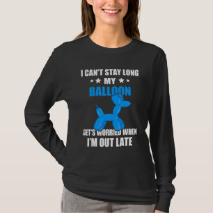 Ich kann nicht bleiben Ballonverdreher Ballonverdr T-Shirt