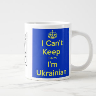 Ich kann nicht Calm I'm Ukrainische Tasse Behalten