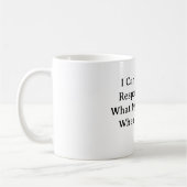 Ich kann nicht dafür verantwortlich gemacht werden kaffeetasse (Links)