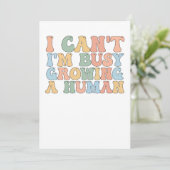 Ich kann nicht damit beschäftigt sein, einen Mensc Einladung (Stehend Vorderseite)